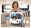 Self Cleaning Litter Box, MeowWhimsy Extra Large Automatic Litter Box Cleaning Robot S7 for Cats, Smart Safety Sensors-App Control-Low Noise, Washable Tray,40pcs Trash Bag