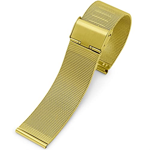 Bracelet de montre acier inoxydable TEYSHA or pour sublimer vos tenues