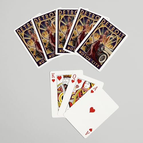 Lantern Press naipes Poker 52 cartas para adultos miniatura 7