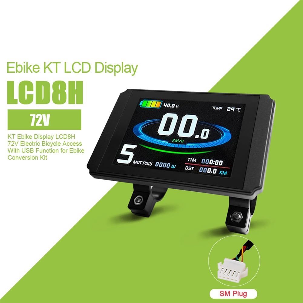 1 個 72V LCD8H ディスプレイ SM コネクタ電動自転車自転車ディスプレイ電動自転車キット用