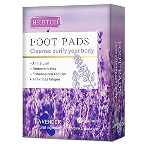 Detox Voetpleisters, lavendel voetpleisters, natuurlijke detox-voetpads, detox-pleistervoet voor het verwijderen van…