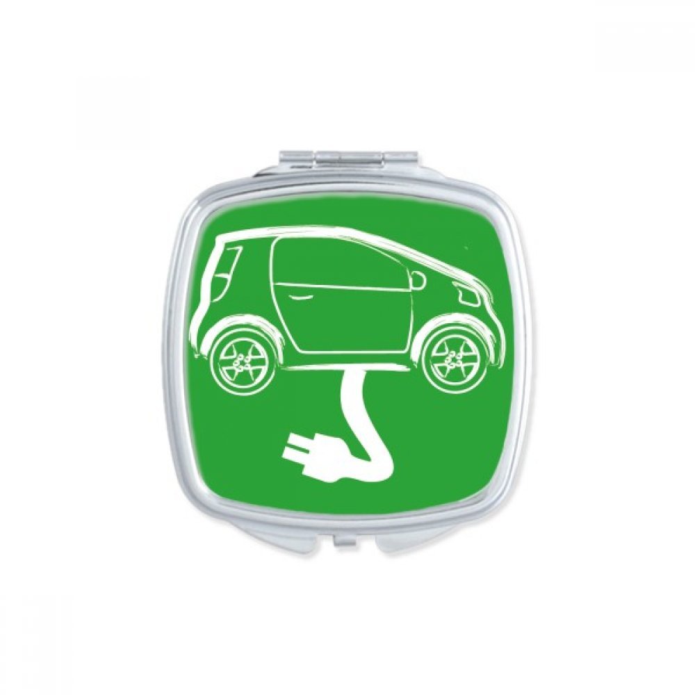 Miroir compact portable de poche au motif de protection de l'environnement