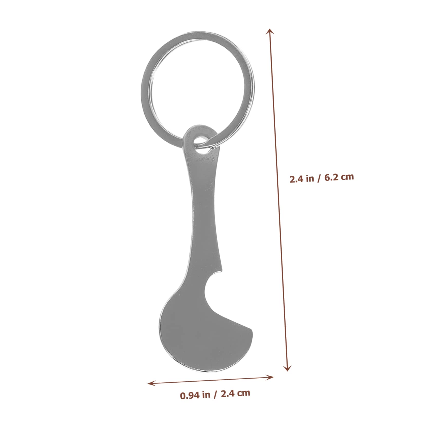VALICLUD Llavero Con Ficha De Carrito Llavero Con Clip Llavero Con Cordón Llavero Para Porta Llaves Llaveros De Coche Clips Para Llavero Porta Credencial Metal Plateado