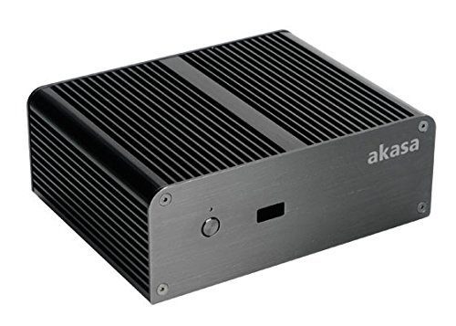 Gabinete para PC Akasa Newton T Negro – Aluminio, Forma Ultra Compacta (UCFF), 140 x 111 x 51 mm miniatura 4