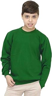 OneHand Basic Sweatshirt Melton Cotton For Kids,Green