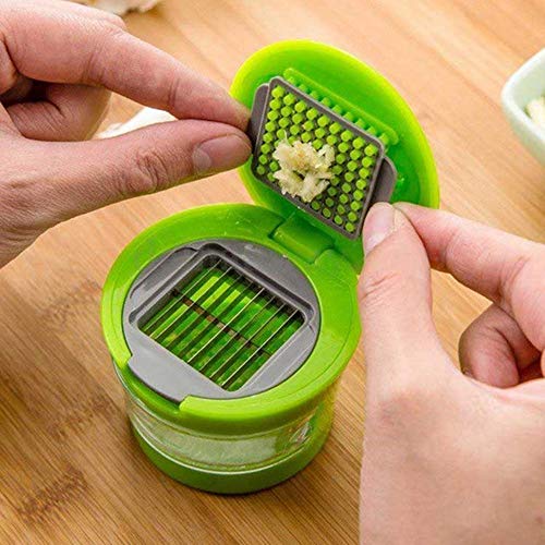 Cortador de alho de espremedor e triturador de alho Jullynice Kitchen Innovations, ferramenta de coz