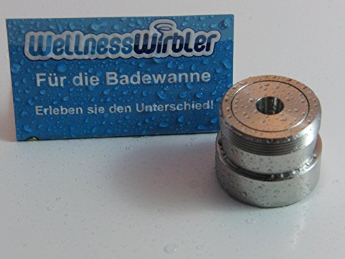 Preisvergleich Produktbild Wellnesswirbler ® für die Badewanne - M24 Gewinde - Wasserwirbler / Wirbler