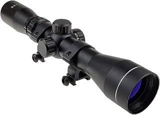 Long Eye Relief Scope 2-7x42 Red Green llluminate Mil-dot Reticle 30mm Tube Diameter Fits Mosin Nagant 1891/30 M39 with Mount Rings - Jnrtifow