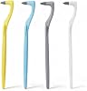 4-Pack Professional Dental Tooth Plaque & Tartar Cleaning Eraser Polisher Tool, Teeth Stain Remover, Oral Care Polishing Picks for Adults (4 Colors)