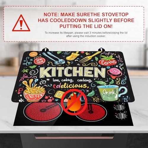 Image of Stove Top Cover for Home Decoration Kitchen Pad Non-Stick Washable Cooktop Covers Countertop Protector Keep Stove Clean 28 inchx20 inch (Kitchen-2)