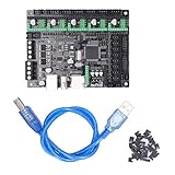 TYPE DE MISE À NIVEAU : la carte mère de l'imprimante 3D est une mise à niveau du modèle précédent, ce qui signifie que cette carte mère peut avoir de nouvelles performances sur la machine avec le même référentiel simplement en modifiant le type de carte mère pour compiler le firmware correspondant.