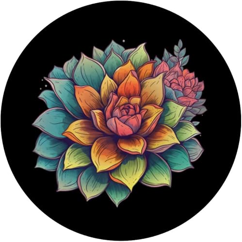 Miniatura 3 de Cactus Blooming Cactus Cactus Suculentas Amante de Flores Silvestres Lindos PopSockets Intercambiables PopGrip