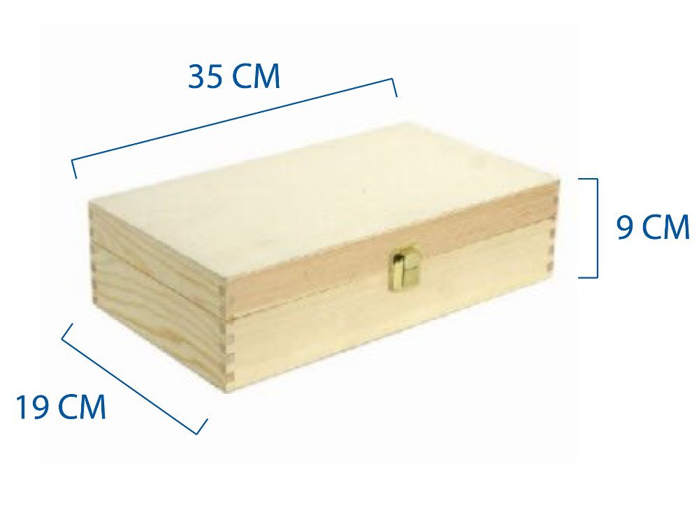 IMBALLAGGI ALIMENTARI PZ 1 Cassetta Porta Champagne (1 Bottiglia) Scatola in Legno di Pino Naturale CM 12 X 13 Alta CM 38 PORTABOTTIGLIE