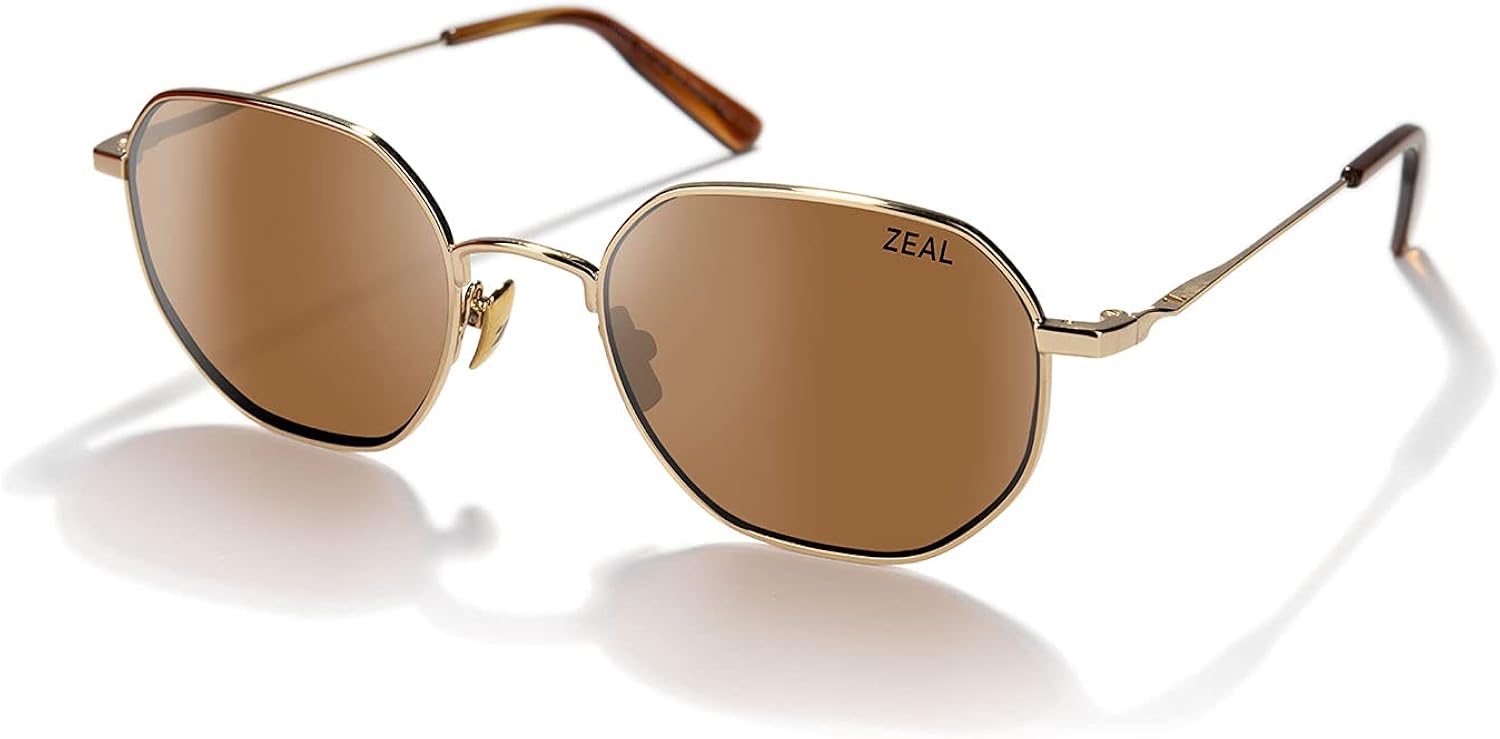 Zeal Optics Easterly Round Aviator Gafas de sol polarizadas