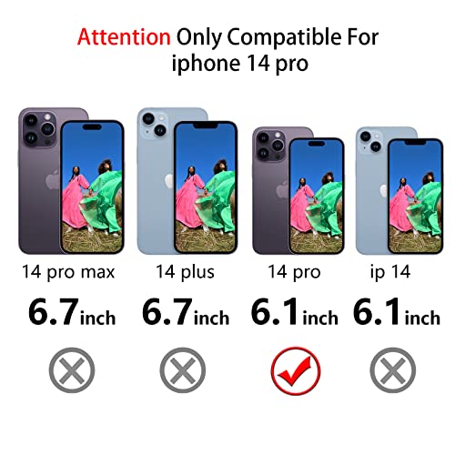 Clear Case For Iphone 14 Pro | Soft Tpu Electro-Plating Funda Para For Iphone 14 Pro Phone Cases | Drop Tested Protective, Full-Body Cover Phone Case With Camera Cover For Iphone 14 Pro (Gold) #TOP5