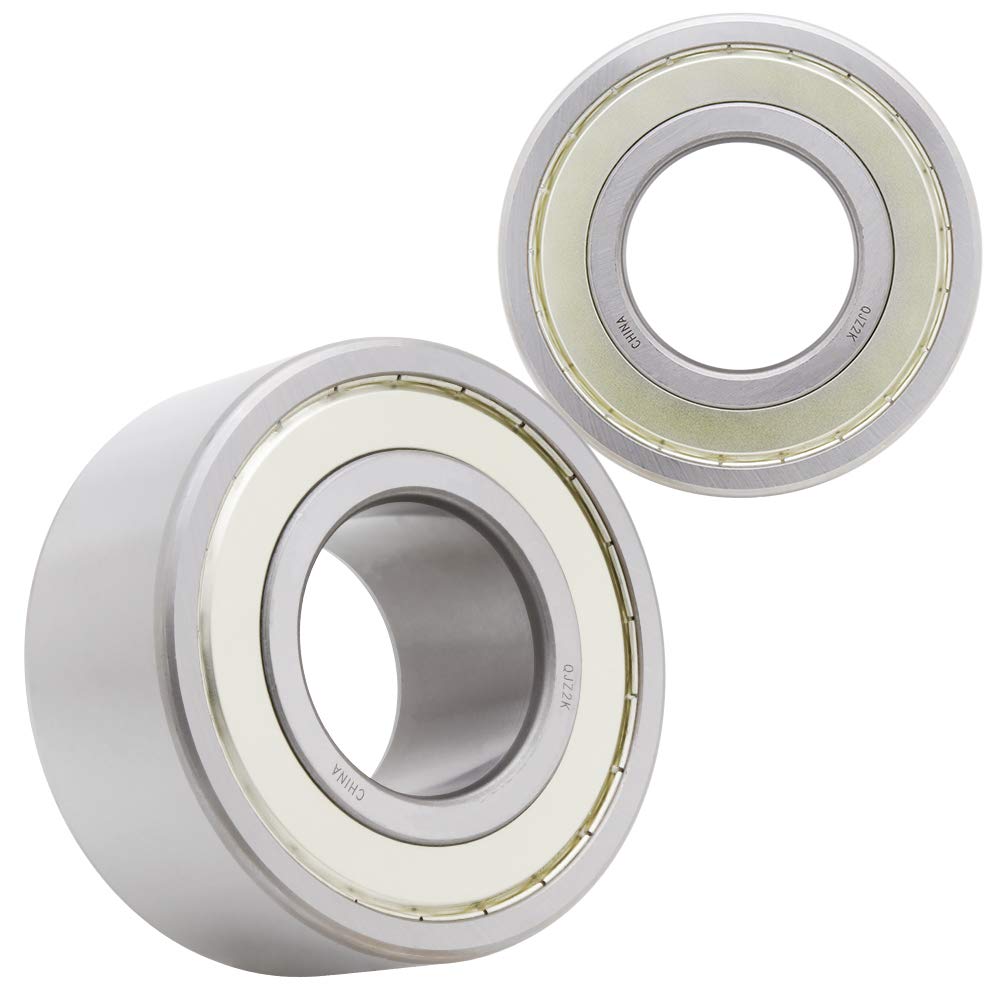 [2-Pack] 5204-ZZ - Angular Contact Ball Bearing 0.787 in x 1.850 in x 0.8110 in (ID x OD x Width) | 20 mm x 47 mm x 20.6 mm (ID x OD x Width) with Double Metal Shield