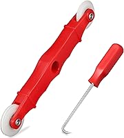 LRVAE 2PCS Screen Repair Tool Kit: Bearing Roller & Spline Hook for Easy DIY Patio, Porch, RV, Window Screen Fixes