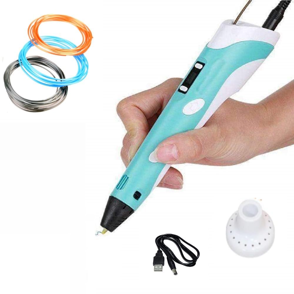 KAIRA TOY 3D Pen Professional | 3D Printing Drawing Pen | 3D Pen for Kids | 3D Pen Set with PLA Filament Included - Ready to Create (Random Color)-image-37