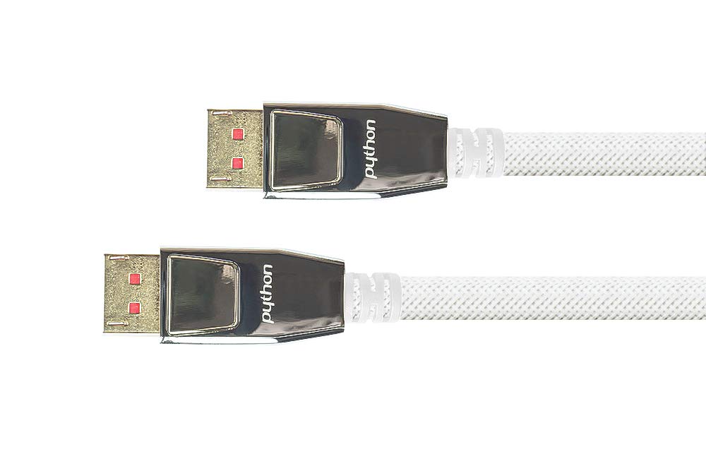 Série Python Premium. DisplayPort 1.4. 5 m Blanc.