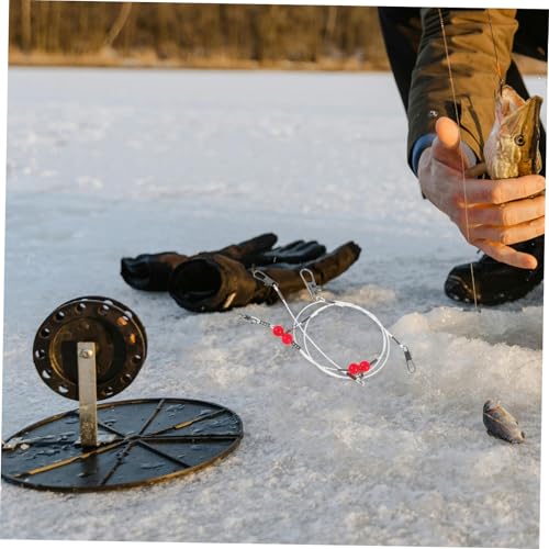 Líder de Pesca de Nylon BESPORTBLE con Acero Inoxidable miniatura 5