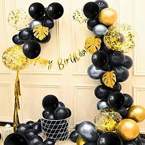 Kuulbela 12INCH-001 110Pcs Black Balloon 12 Inch thumb #6