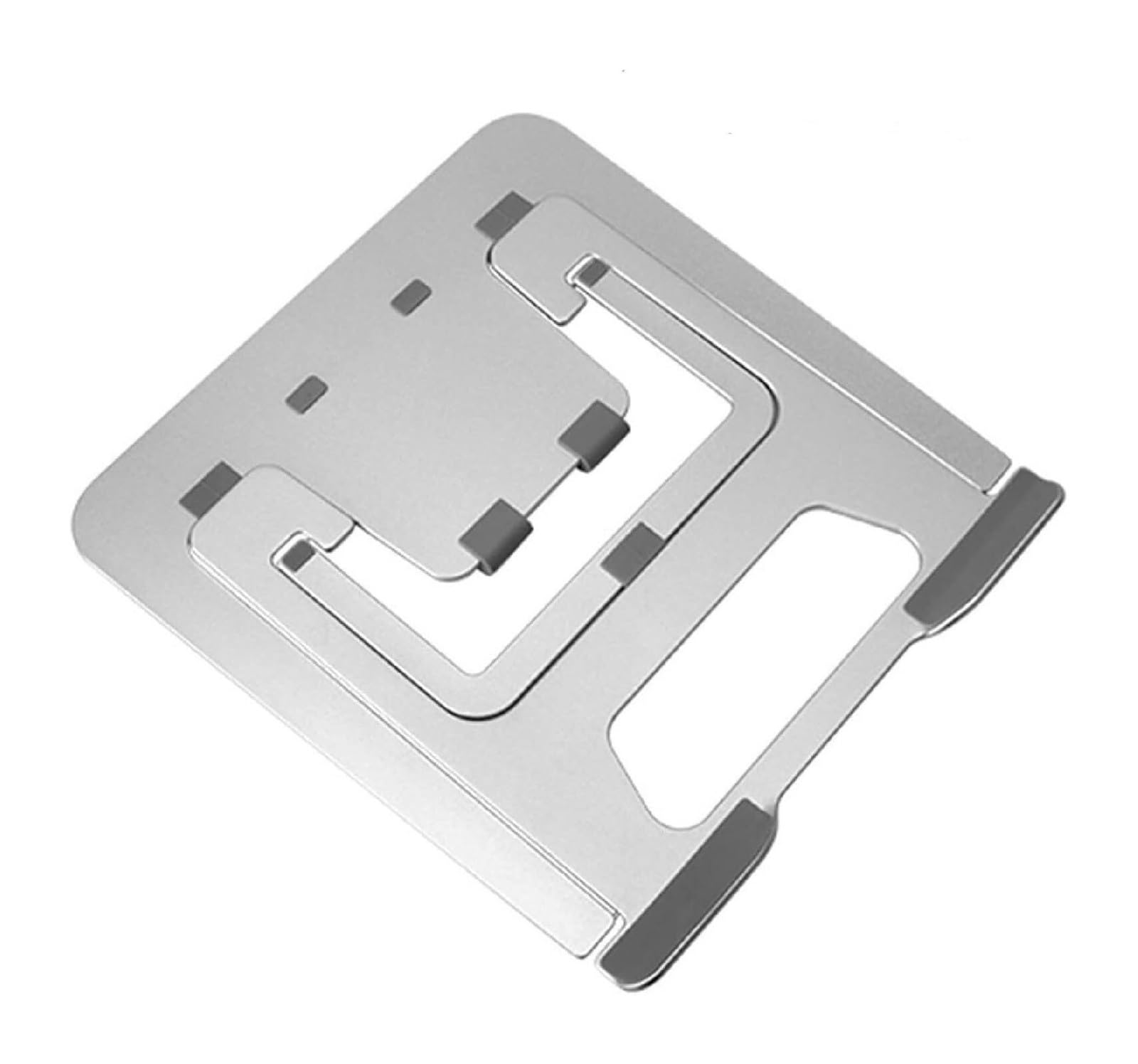 Soporte para Ordenador portátil, Radiador de computadora Altura Ajustable Plegable aleación Aluminio con Soporte Regazo