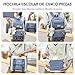Ergocar Moda 5 en 1 Mochilas Escolar Adolescente con Bolso de Mano Imagen de Ergocar Moda 5 en 1 Mochilas Escolar Adolescente con Bolso de Mano