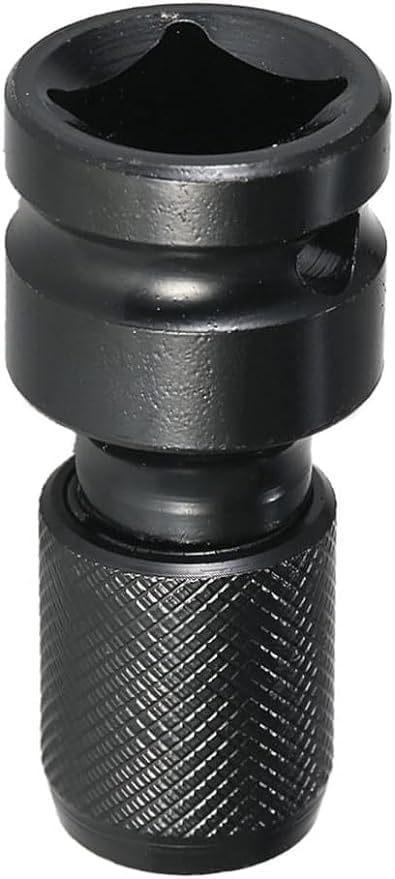 nitya 1/2 Ratchet Socket Adapter Set Impact Wrench Adapter 1/2 Inch Square to 1/4 Inch Hex Female Drill Chuck Converter Socket Adapter