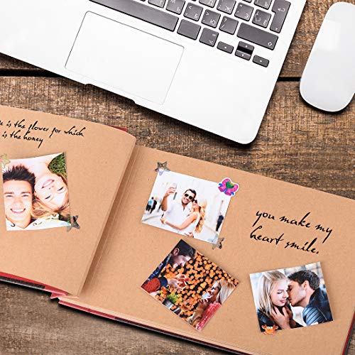 Linkedwin Up Scrapbook Photo Album, 3D Our Adventure Book, Wedding Guestbook, Bridal Shower, 11.6 X 7.5 Inches, 80 Pages #TOP4