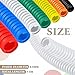 Innconee 1/4 Inch x 24.6 ft Wire Loom Split Tubing Guard Plastic Convoluted Flex Electric Wire Cord Protectors from Pets No Chew(White)