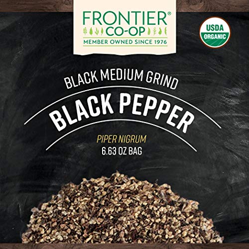 Frontier Co-op Organic Black Pepper (Medium Grind) 6.63oz - Image 2