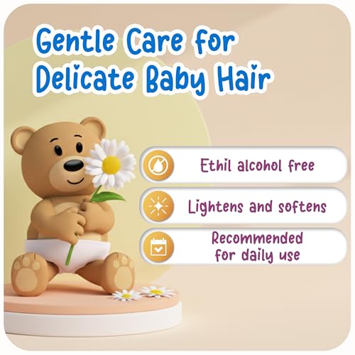 Image of Ricitos de Oro Baby Hair Lotion Chamomile Detangler Spray, Softens and Helps Lighten Hair, 4.2 Fl Oz (125 mL) 2 Pack Detangler