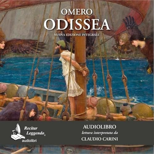 Odissea Audiolivro Por Omero capa