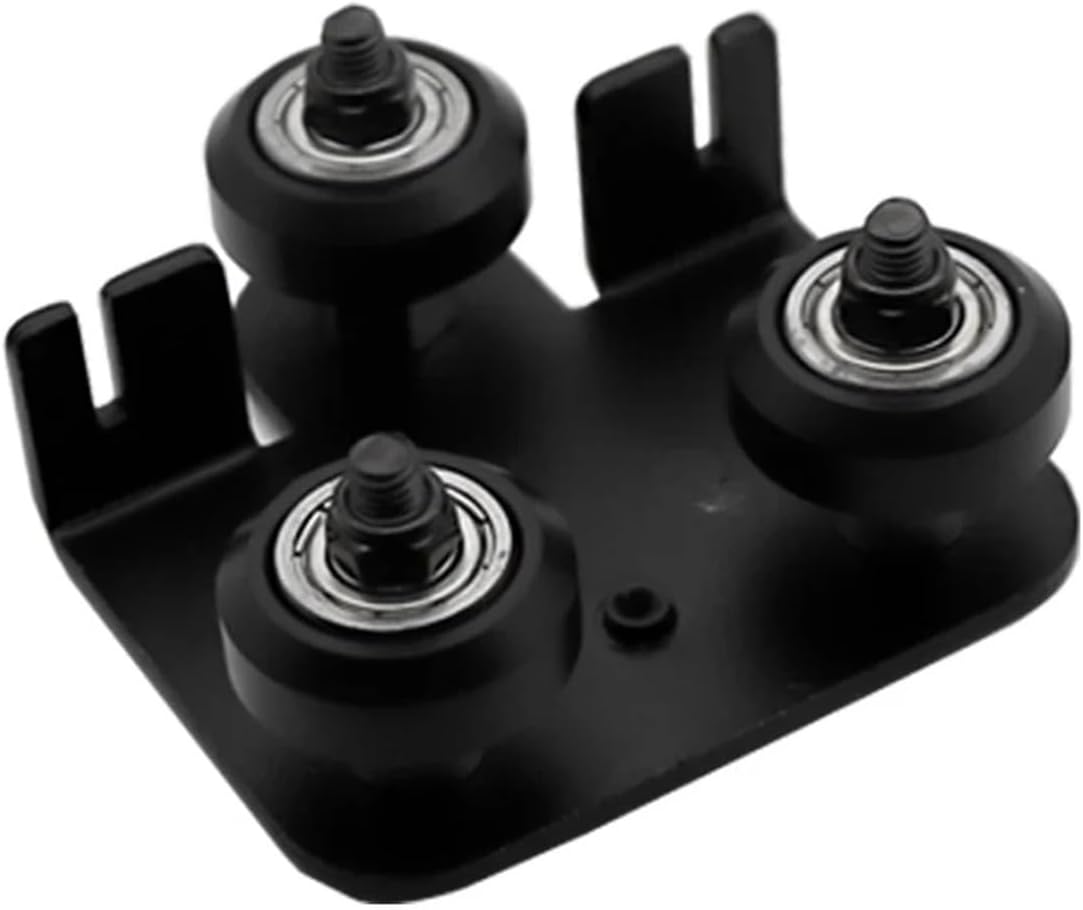 3D Printer Parts CR-10 S4/S5 X Axis Motor Mount Bracket Right/Left X-axis Front/Back Plate with Wheels(C)