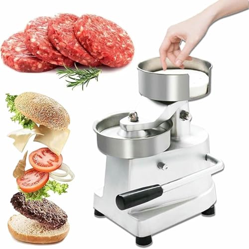 Prensa manual para hamburguesas para hamburguesas rellenas, ideal para preparar parrillas de 4/5/6 pulgadas