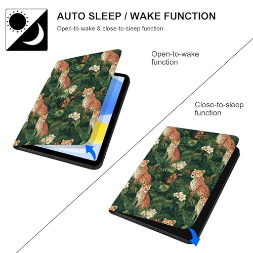 Évitez les rayures sur iPad 11" 2025 coque fine léopard robuste - 3