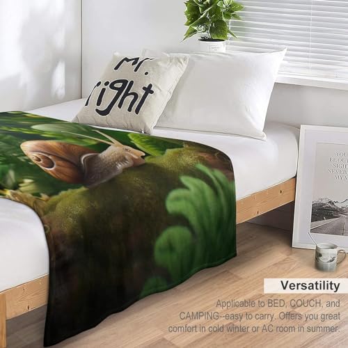 Couverture escargots 180x200cm pour lit et canapé - 6