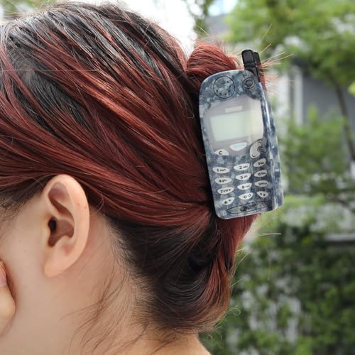Personalized Acetate Antique Phone Hair Claw Clip 1 Piece