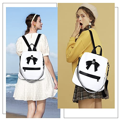 Image of ZOCAI Backpack Purse for Women Fashion Backpack Purses PU Leather Daypacks Anti-Theft Shoulder Bag Satchel Purse