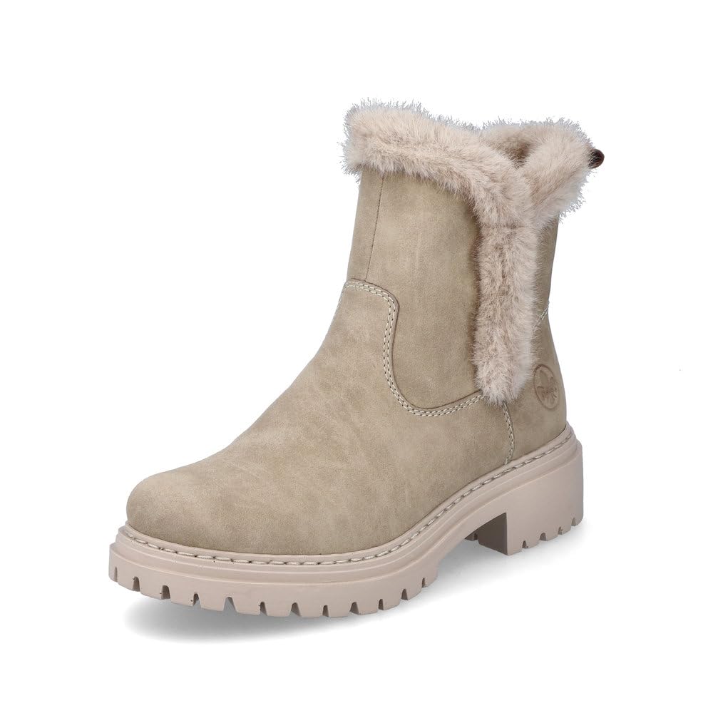 Rieker Damen Plateaustiefeletten 72682, Frauen Stiefeletten