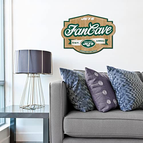 Image of YouTheFan NFL New York Jets FanCave Wall Art