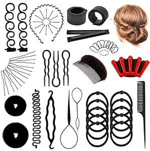 Jingxinxin N-D Knotenringe Haarstyling-Zubehör Set