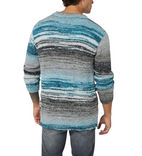 GUESS Men's Edoardo Space Dye Cardi Sweater2