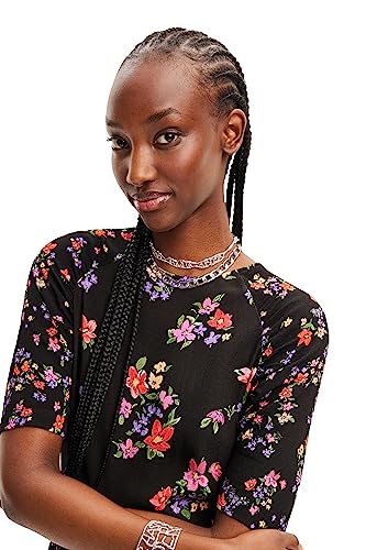 Desigual Women's Woman Woven Dress Short Sleeve3