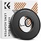 K&F Concept Objektiv Adapterringe 62mm Objektivzubehör Adapter Konverter für K&F Concept Matte Box, Premium Aluminium (Φ62mm)