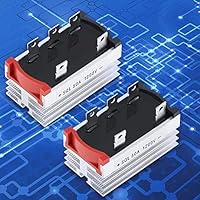 50A Brückengleichrichter, 1200V Aluminium 3 Phasen Diode Gleichrichter mit guter Temperatur und Power Cycle Fähigkeit, guter Wärmeableitung,Einphasen Dioden Gleichrichterbrücke