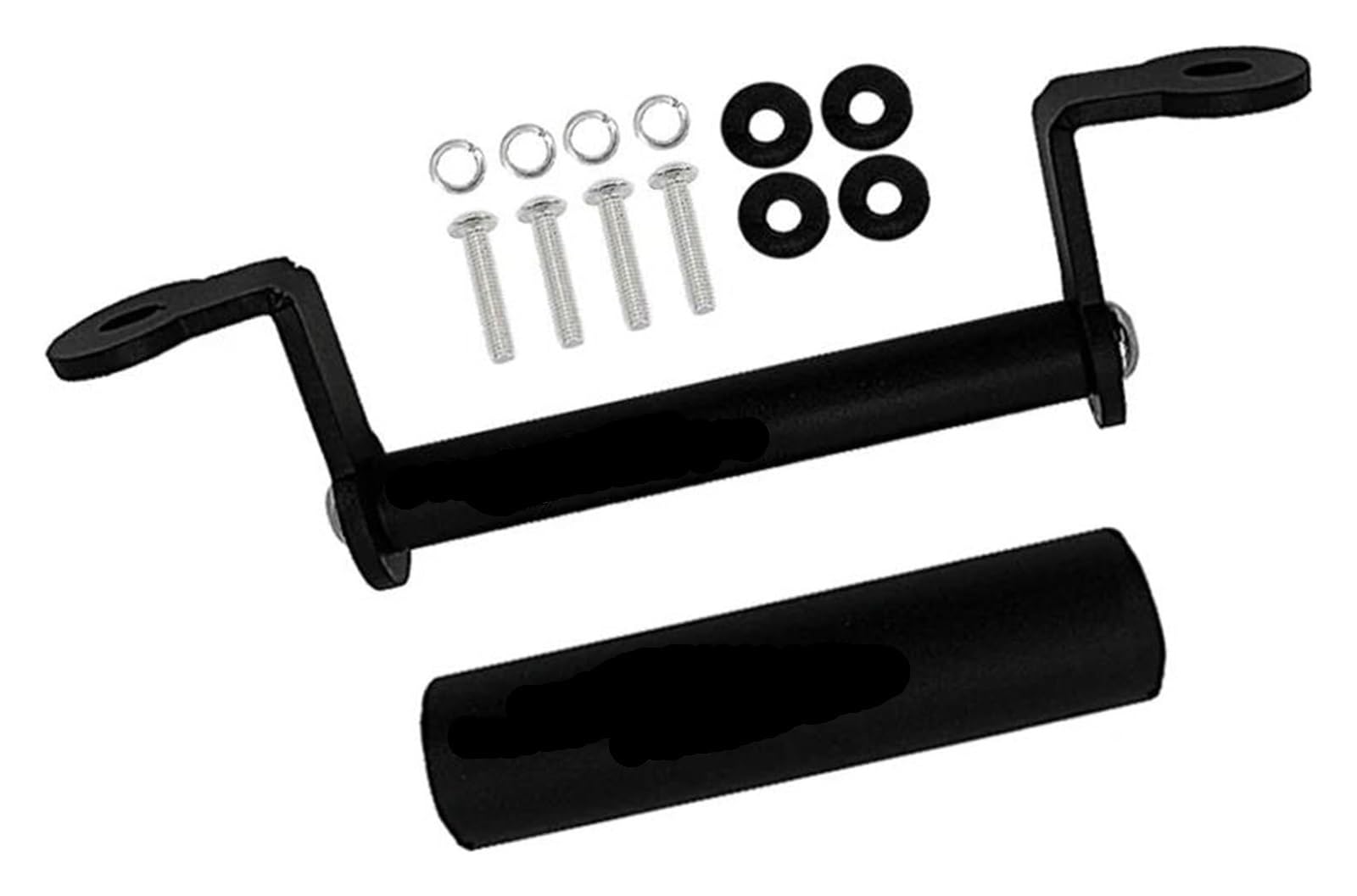 Soporte GPS para teléfono para Yamaha Tracer 7/700 GT MT-07 para Soporte De Teléfono GPS Aleación Aluminio Extensión Navegación para Motocicleta(Black 1)