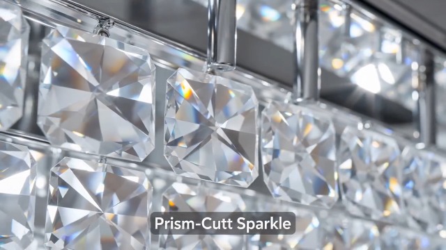 Finktonglan Modern Crystal LED Ceiling Light Fixture 20