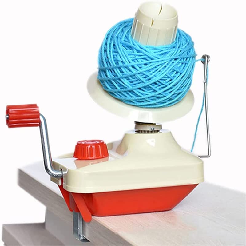 Yarn String Winder, Yarn Craft Fiber Swift Coiler Ball Holder, Hand Operated Wool Thread Ball Sewing Tool, Knitting Machine for