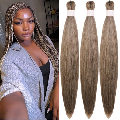 Ash Honey Brown Braiding Hair